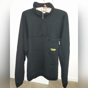 Adidas originals 1/4 quarter zip sweatshirt men's size small likegreen detail